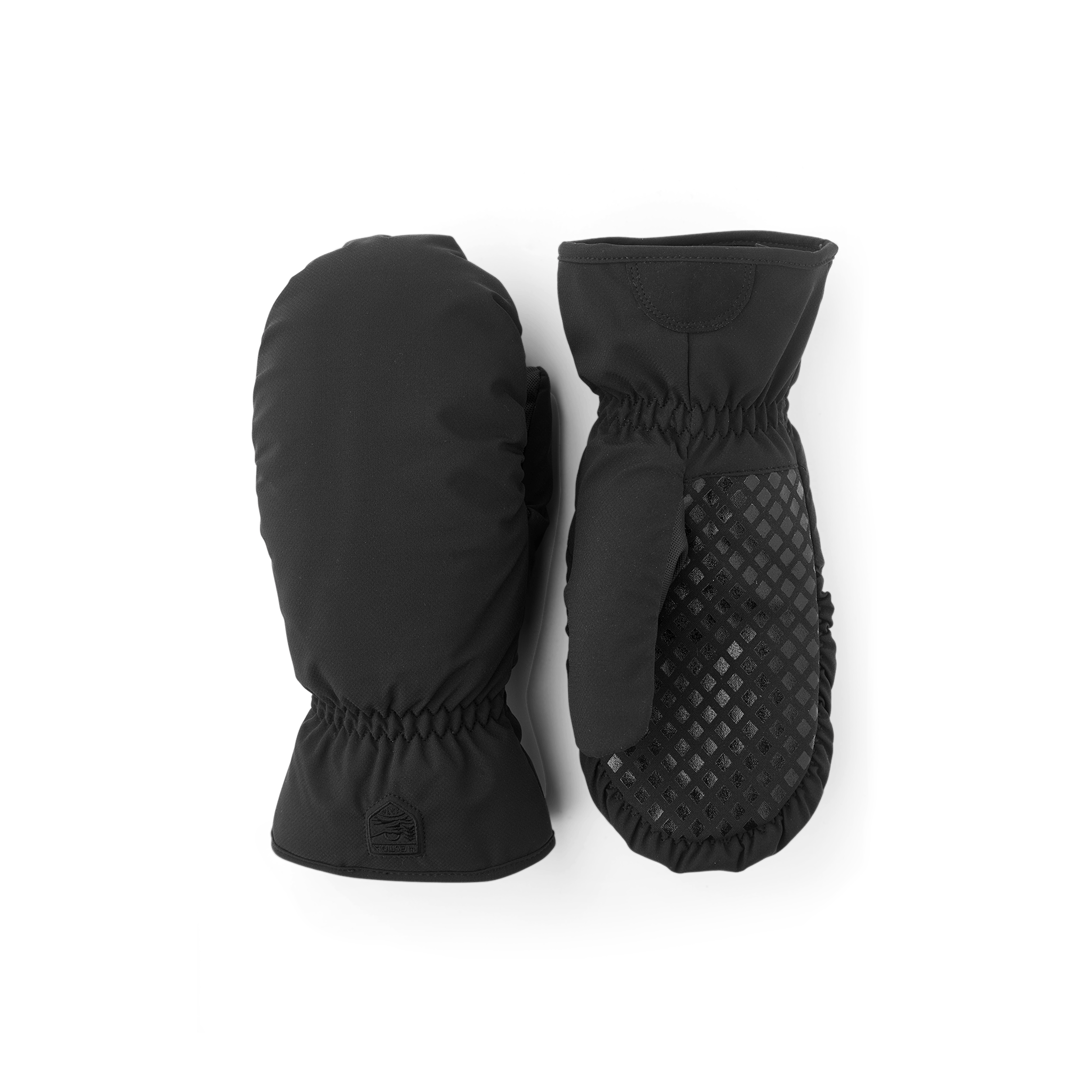 Schwarzer Fausthandschuh aus Stoff (1 oder 6)