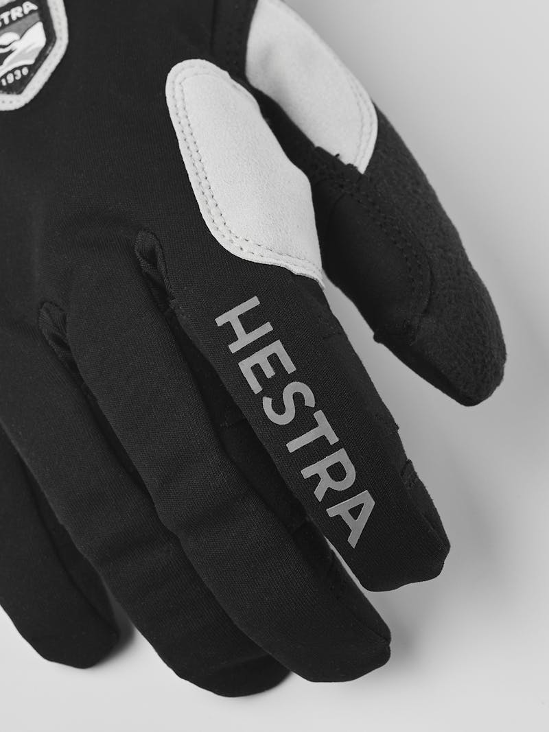Black fabric outdoor glove with synthetic suede palm (2 of 5)