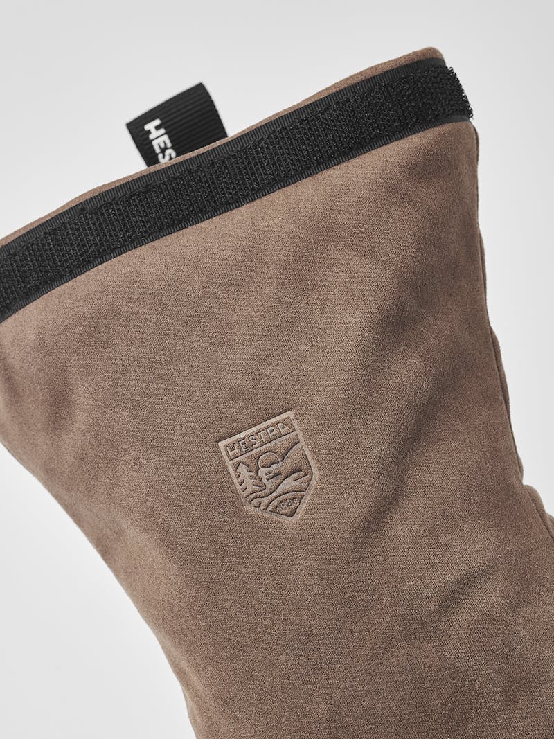 Light brown inner glove in synthetic suede (3 of 5)